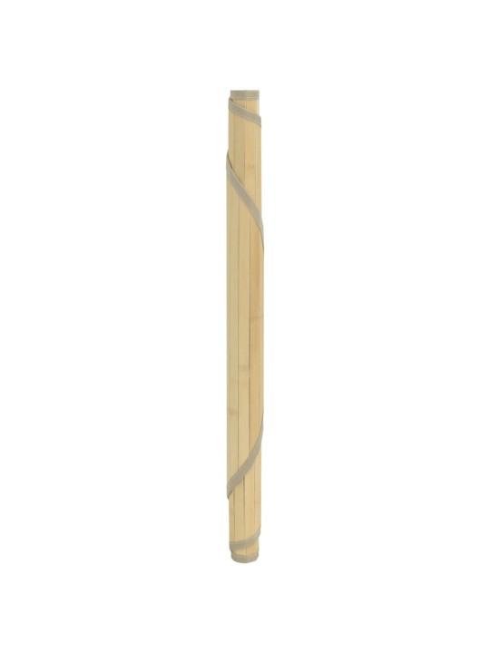 Koberec kulatý světle přírodní 60 cm bambus