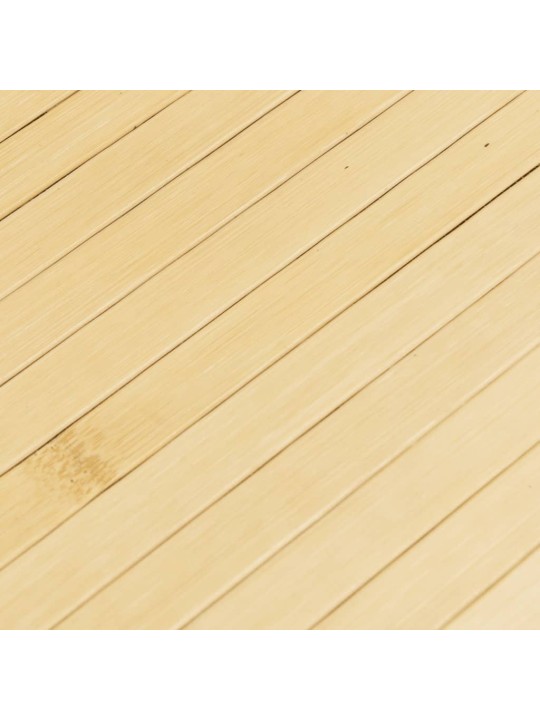 Koberec kulatý světle přírodní 60 cm bambus