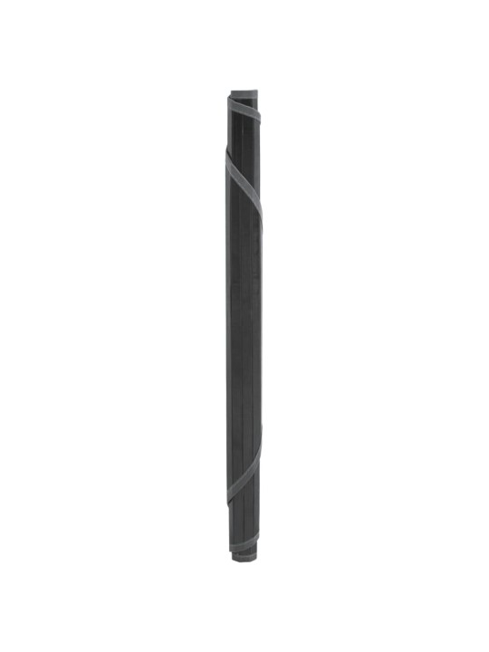 Koberec kulatý šedý 60 cm bambus