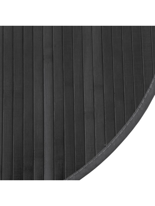 Koberec kulatý šedý 60 cm bambus