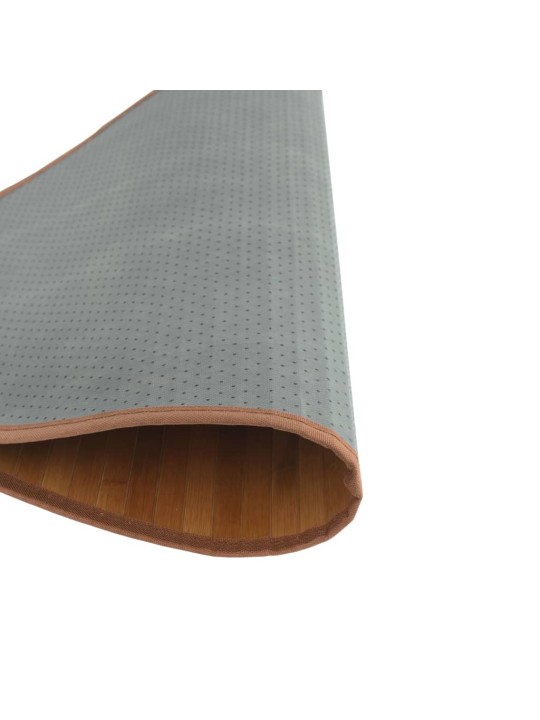 Koberec kulatý přírodní 80 cm bambus
