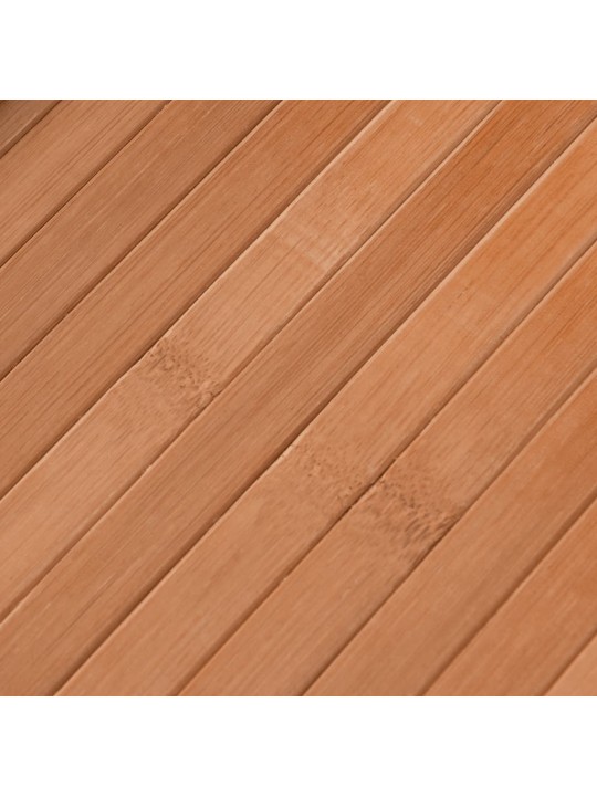 Koberec kulatý přírodní 80 cm bambus