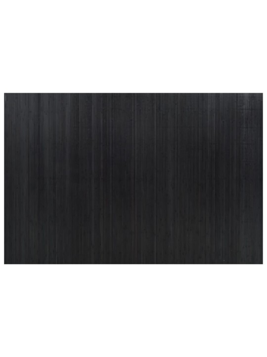 Paraván černý 165 x 250 cm bambus