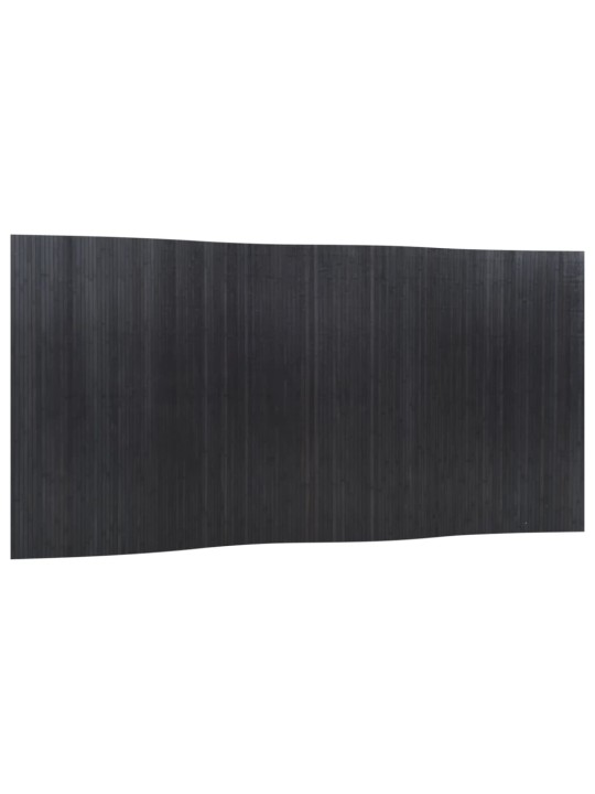 Paraván šedý 165 x 400 cm bambus