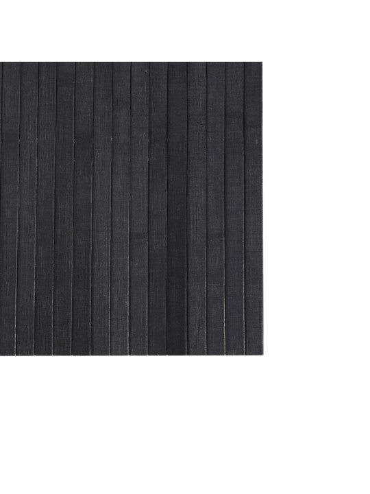 Paraván šedý 165 x 400 cm bambus