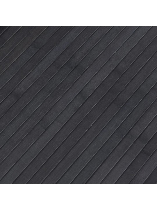 Paraván šedý 165 x 400 cm bambus