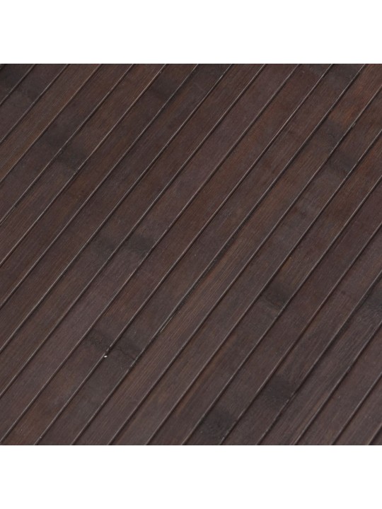 Paraván tmavě hnědý 165 x 600 cm bambus