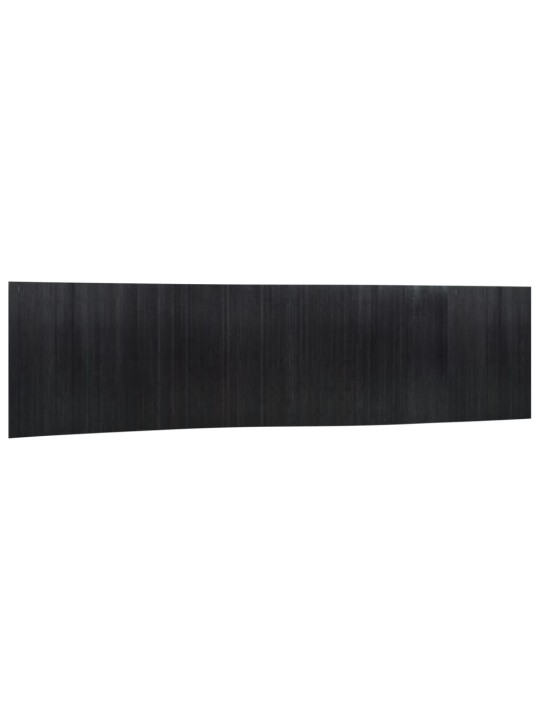 Paraván černý 165 x 800 cm bambus