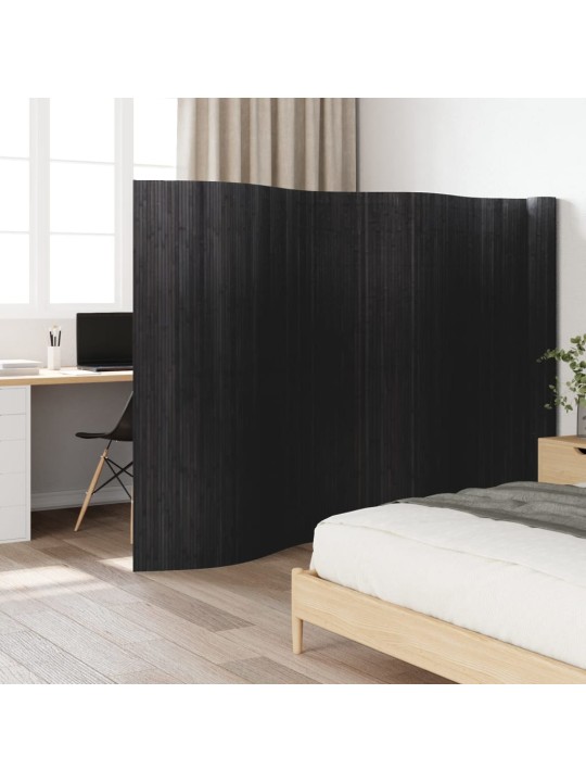 Paraván šedý 165 x 800 cm bambus