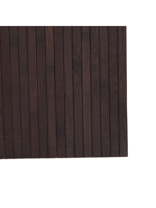 Paraván tmavě hnědý 165 x 800 cm bambus