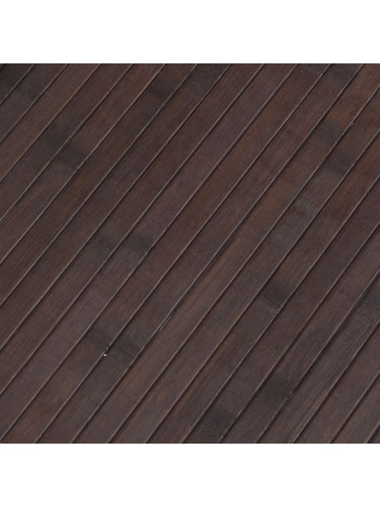 Paraván tmavě hnědý 165 x 800 cm bambus