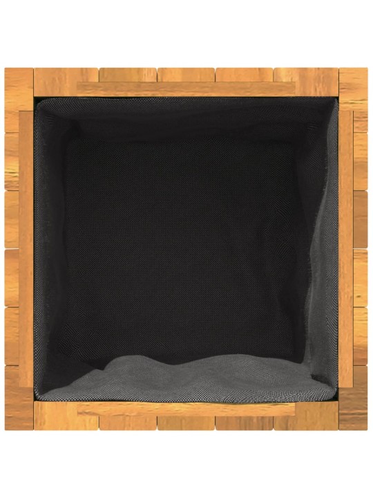 Zahradní truhlík 25 x 25 x 25 cm masivní akáciové dřevo