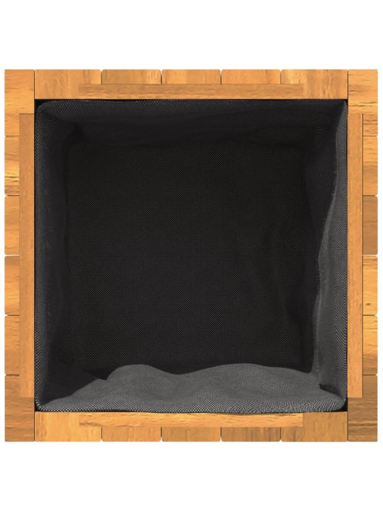 Zahradní truhlík 35 x 35 x 35 cm masivní akáciové dřevo