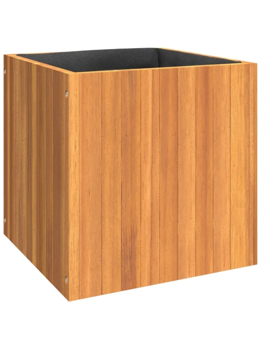 Zahradní truhlík 45 x 45 x 45 cm masivní akáciové dřevo