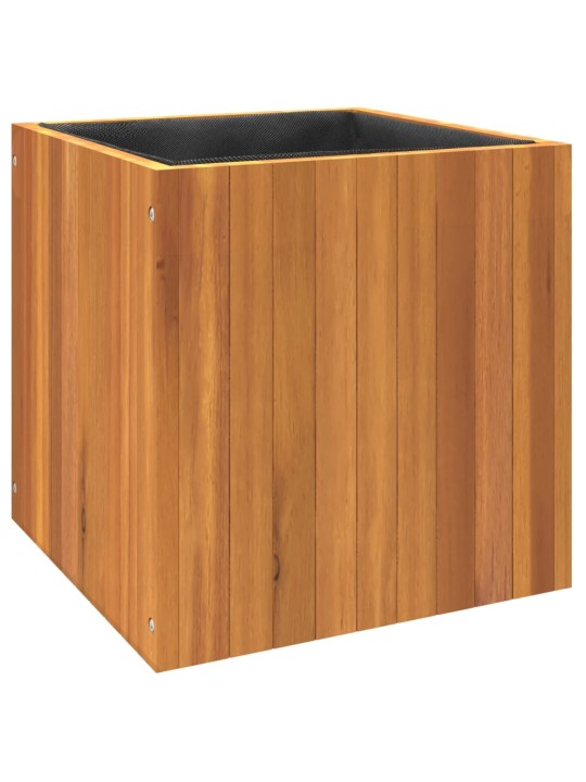 Zahradní truhlík 45 x 45 x 45 cm masivní akáciové dřevo