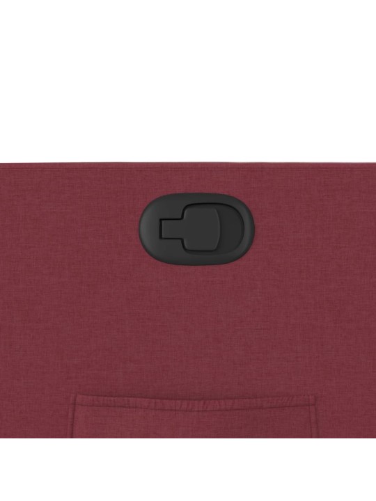 Polohovací křeslo vínové textil