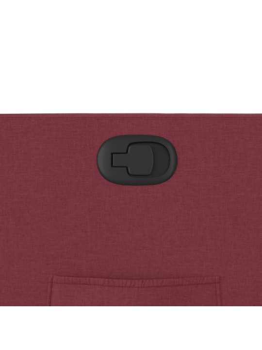 Polohovací křeslo vínové textil
