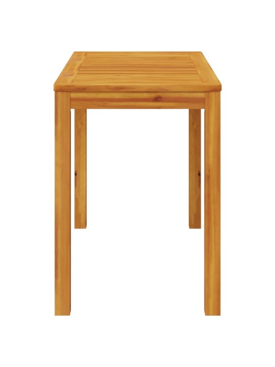 Zahradní jídelní stůl 110 x 55 x 75 cm masivní akáciové dřevo