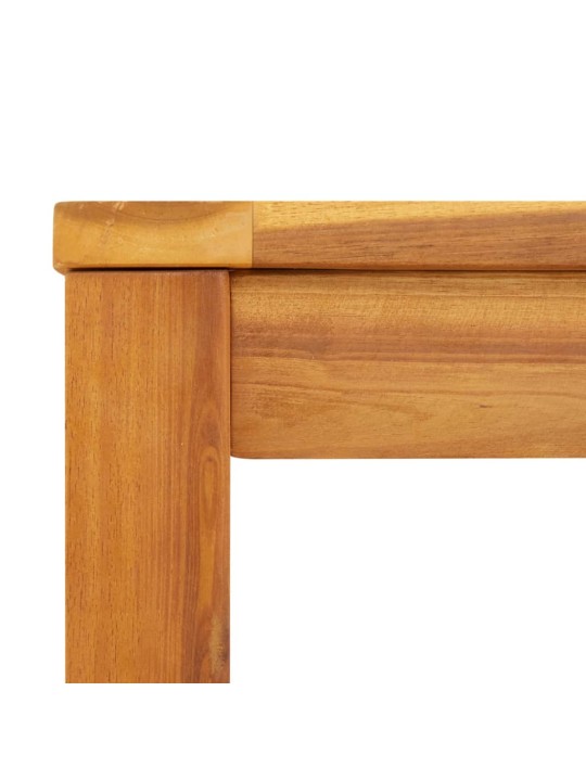 Zahradní jídelní stůl 110 x 55 x 75 cm masivní akáciové dřevo