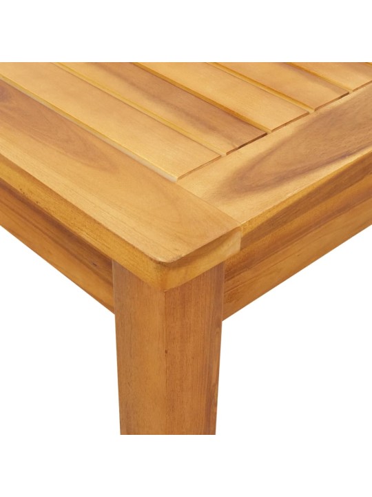 Zahradní jídelní stůl 110 x 55 x 75 cm masivní akáciové dřevo