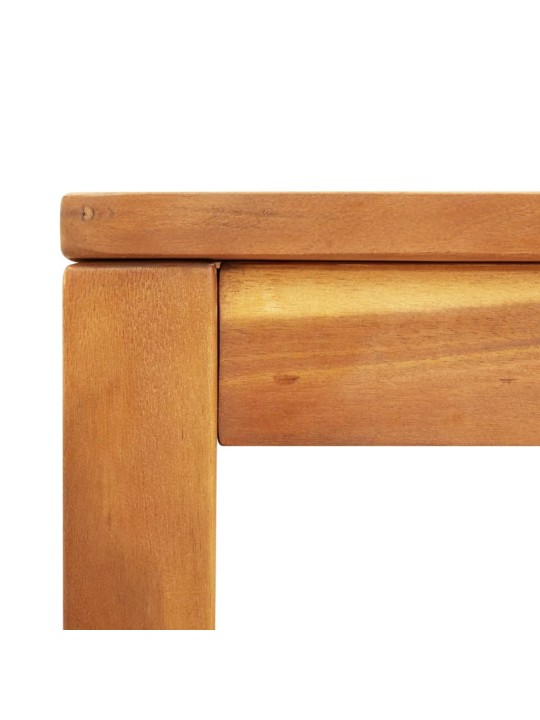 Zahradní jídelní stůl 110 x 110 x 75 cm masivní akáciové dřevo