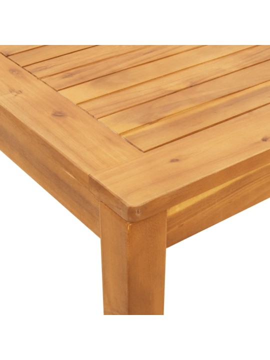 Zahradní jídelní stůl 110 x 110 x 75 cm masivní akáciové dřevo