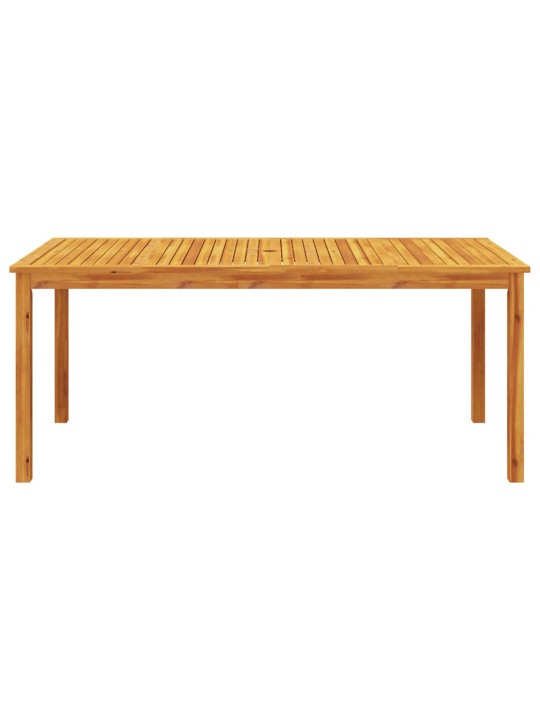 Zahradní jídelní stůl 180 x 90 x 75 cm masivní akáciové dřevo