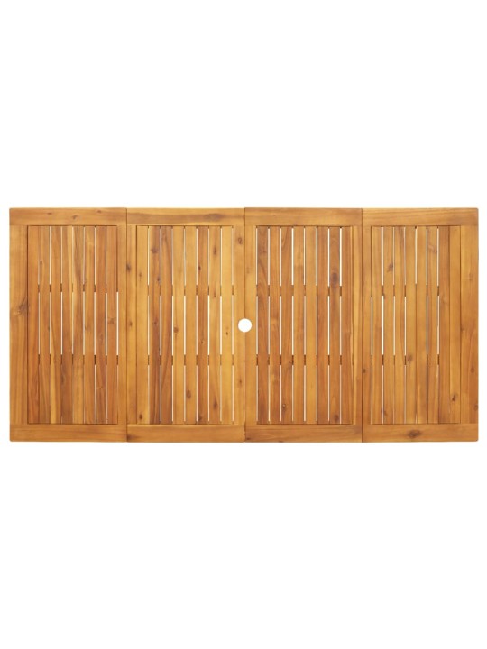 Zahradní jídelní stůl 180 x 90 x 75 cm masivní akáciové dřevo