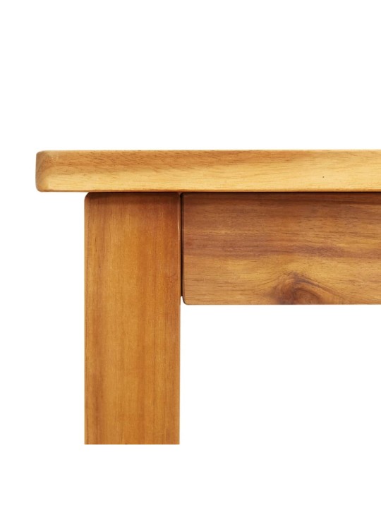 Zahradní jídelní stůl 180 x 90 x 75 cm masivní akáciové dřevo
