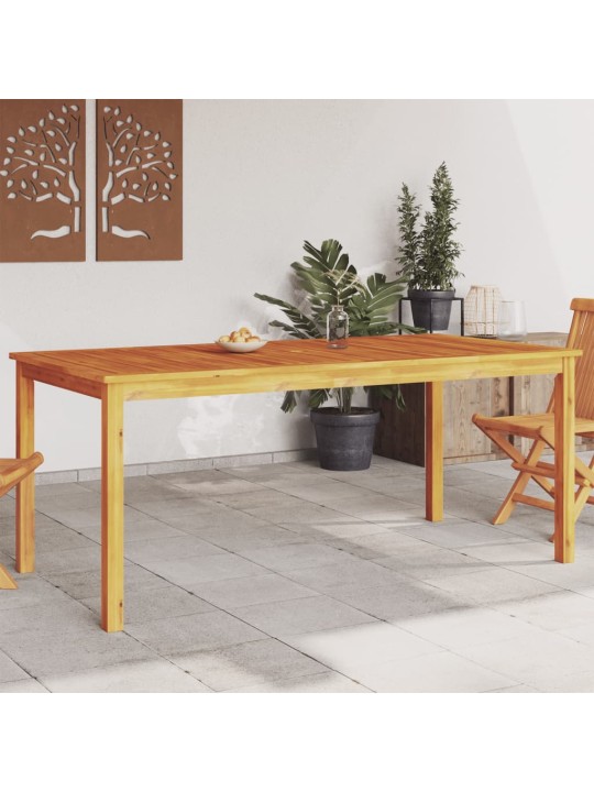 Zahradní jídelní stůl 180 x 90 x 75 cm masivní akáciové dřevo