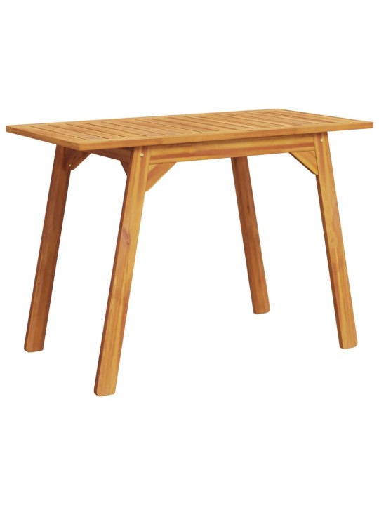 Zahradní jídelní stůl 110 x 56 x 75 cm masivní akáciové dřevo
