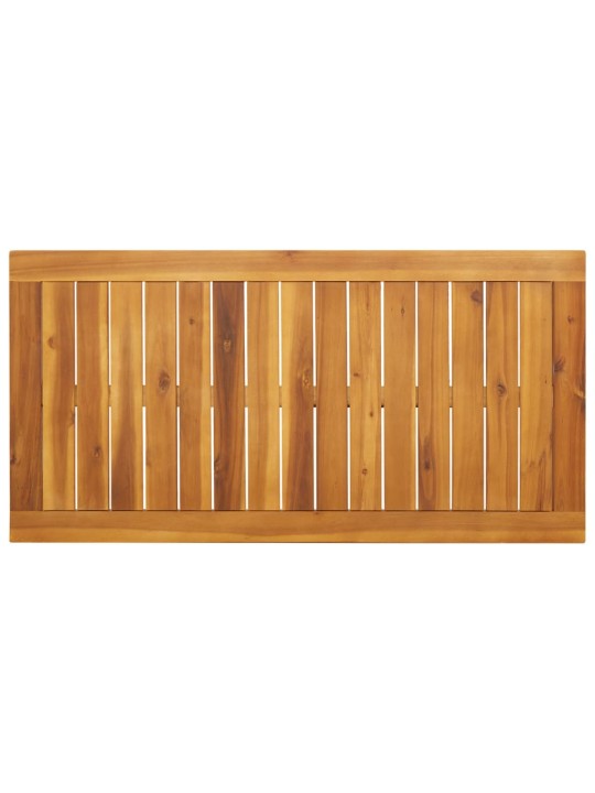Zahradní jídelní stůl 110 x 56 x 75 cm masivní akáciové dřevo