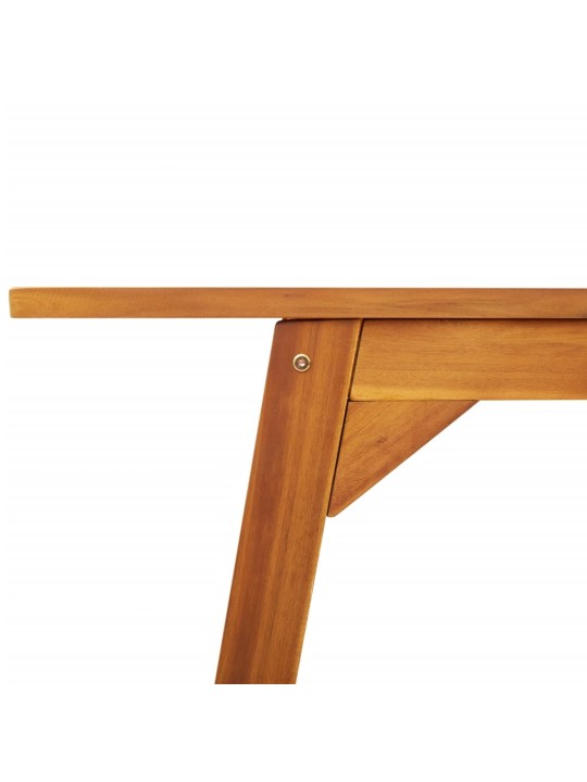 Zahradní jídelní stůl 110 x 56 x 75 cm masivní akáciové dřevo