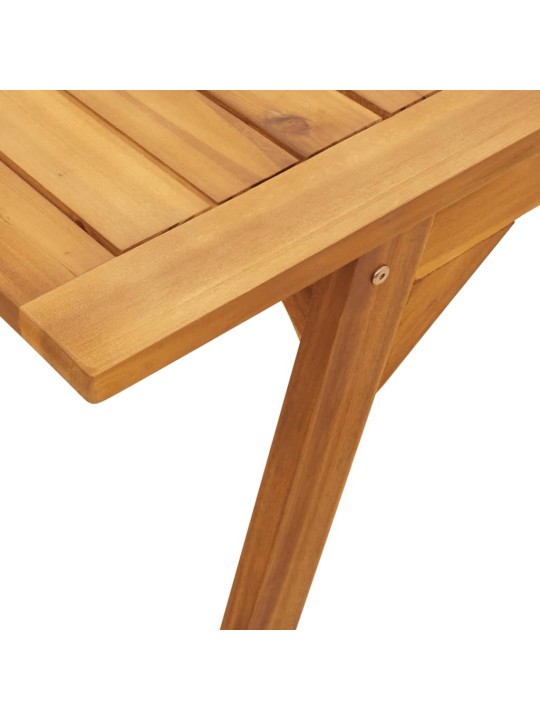 Zahradní jídelní stůl 110 x 56 x 75 cm masivní akáciové dřevo