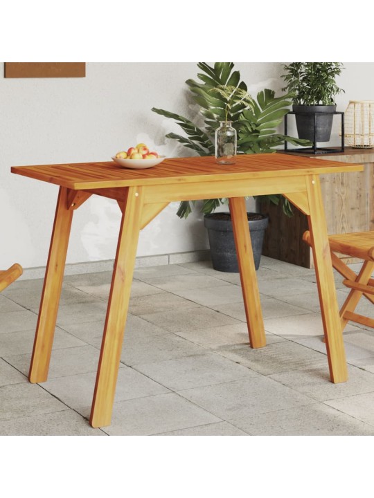 Zahradní jídelní stůl 110 x 56 x 75 cm masivní akáciové dřevo