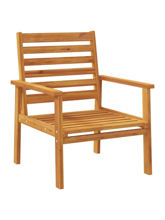Zahradní židle 2 ks 66,5 x 65 x 81 cm masivní akáciové dřevo