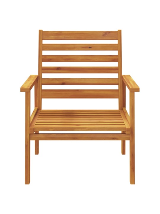 Zahradní židle 2 ks 66,5 x 65 x 81 cm masivní akáciové dřevo