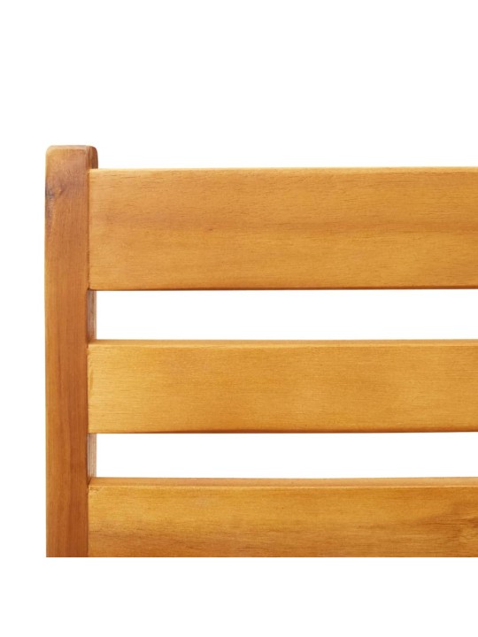 Zahradní židle 2 ks 66,5 x 65 x 81 cm masivní akáciové dřevo