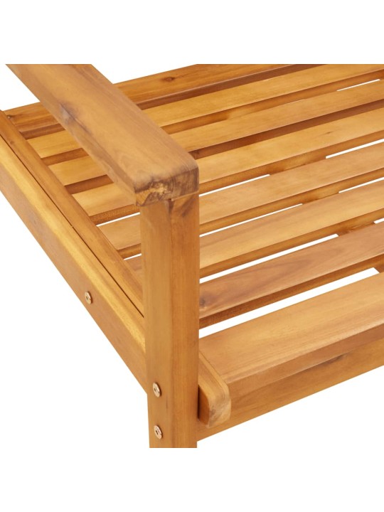 Zahradní židle 2 ks 66,5 x 65 x 81 cm masivní akáciové dřevo