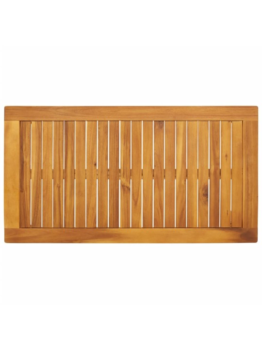 Zahradní jídelní stůl 100 x 55 x 45 cm masivní akáciové dřevo