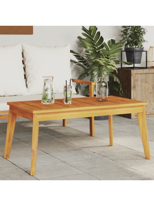 Zahradní jídelní stůl 100 x 55 x 45 cm masivní akáciové dřevo