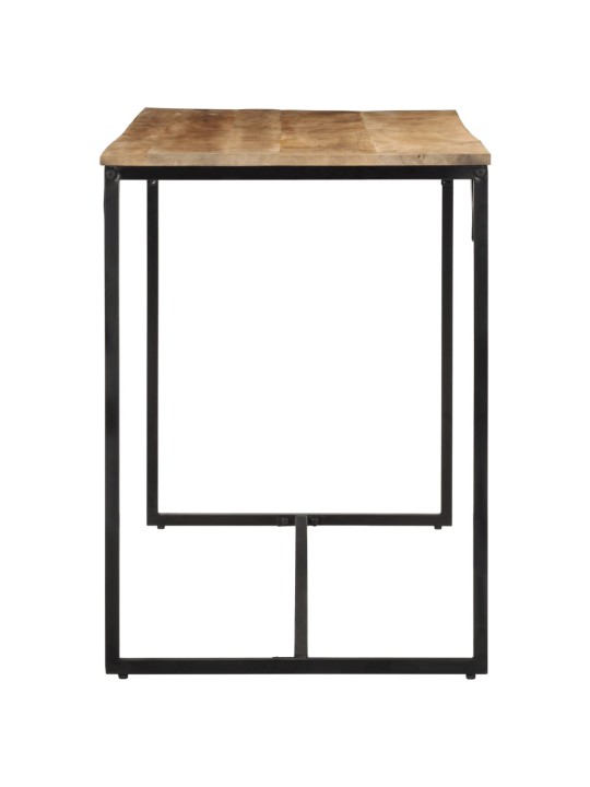 Jídelní stůl 110 x 55 x 75 cm masivní hrubé mangovníkové dřevo