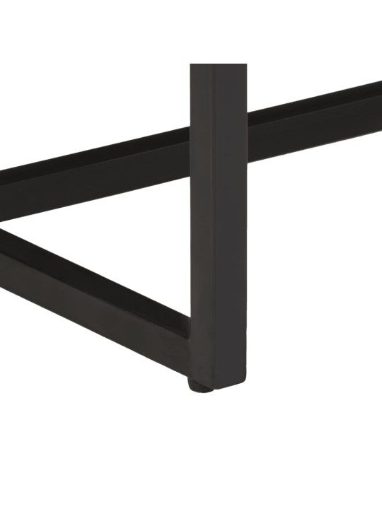 Jídelní stůl 110 x 55 x 75 cm masivní hrubé mangovníkové dřevo