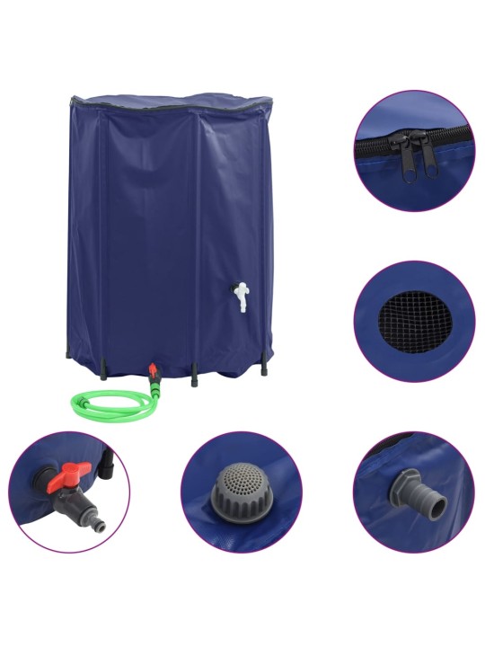 Nádrž na vodu s kohoutkem skládací 1 350 l PVC