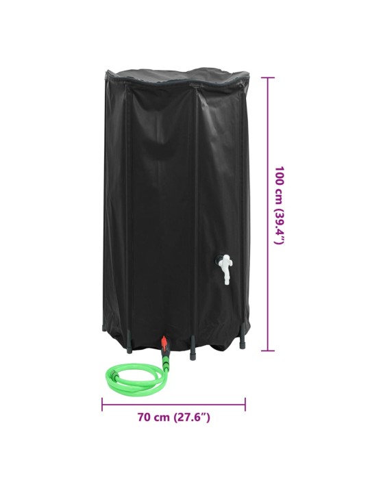 Nádrž na vodu s kohoutkem skládací 380 l PVC