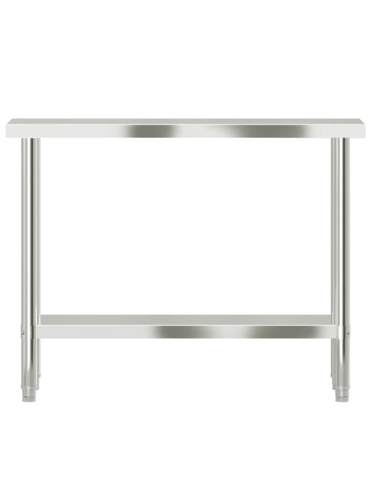 Kuchyňský pracovní stůl 110 x 30 x 85 cm nerezová ocel