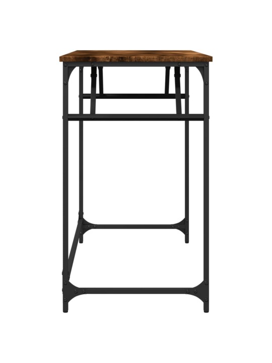 Psací stůl kouřový dub 100 x 45 x 76 cm kompozitní dřevo a ocel