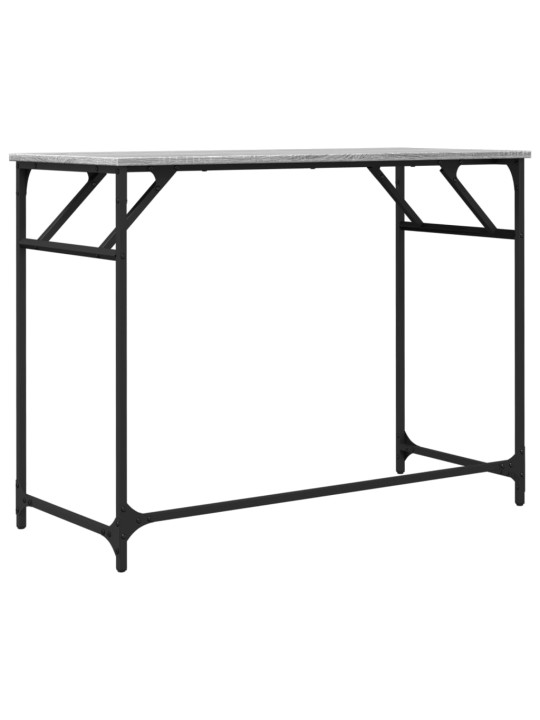 Psací stůl šedý sonoma 100 x 45 x 76 cm kompozitní dřevo a ocel