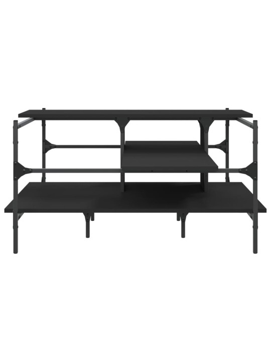 Konferenční stolek černý 100 x 100 x 48,5 cm kompozitní dřevo