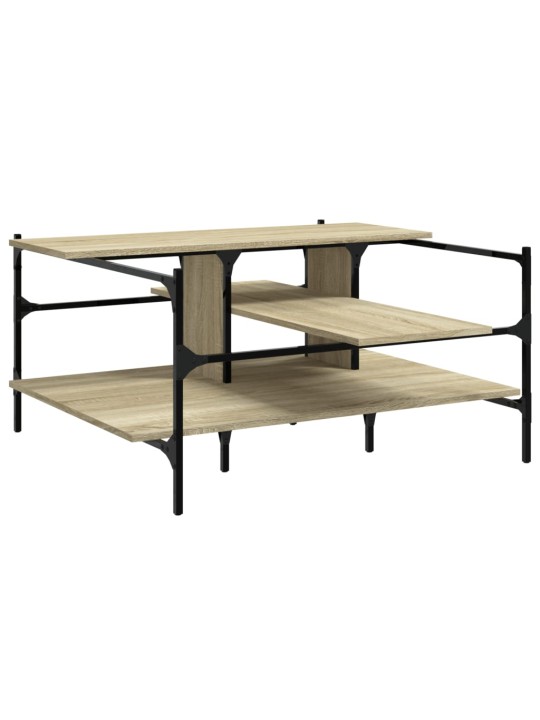 Konferenční stolek dub sonoma 100x100x48,5 cm kompozitní dřevo